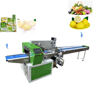 Macchina avvolgitrice per sacchetti con servomotore Macchina confezionatrice completamente automatica per avvolgimento di frutta fresca e verdura 